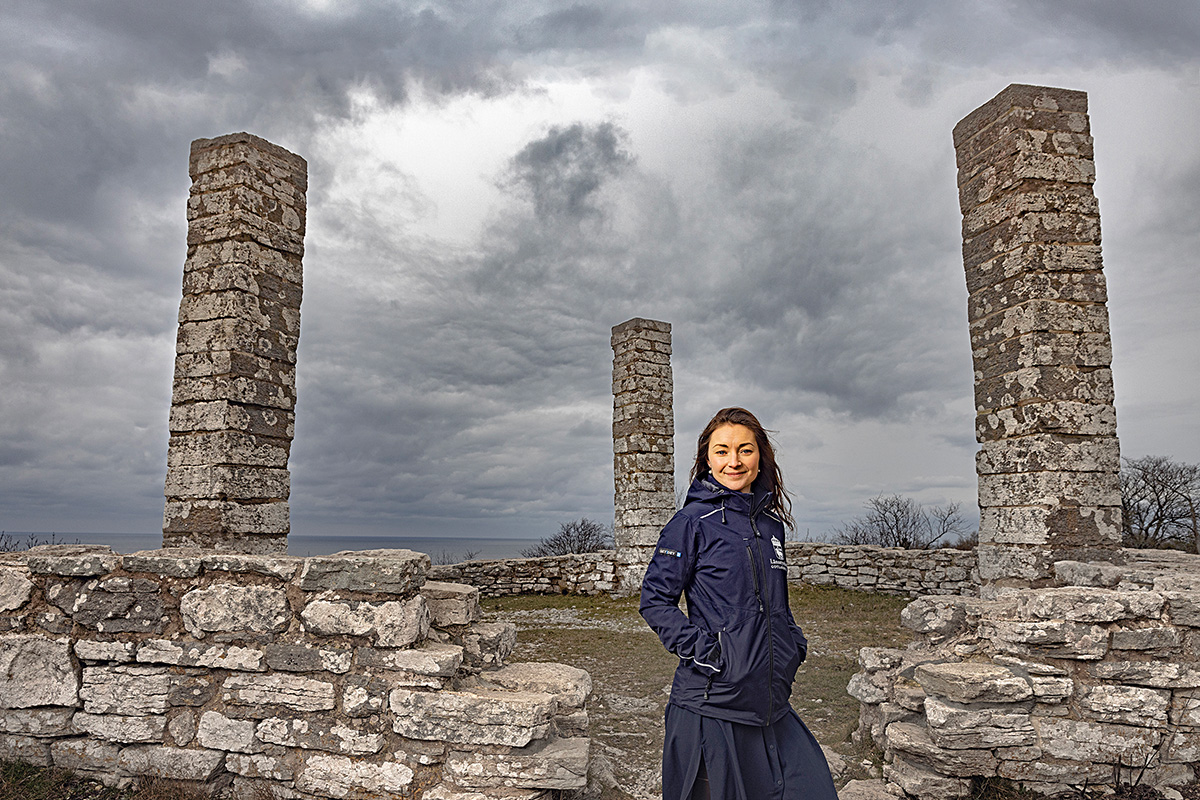 Galgen i Visby är Skandinaviens i dag enda medeltida stående galge, berättar Kristin Löfgren, byggnadsantikvarie på Länsstyrelsen i Gotlands län. I dag syns bara stenpelarna, över dem låg träbjälkar som snarorna fästes i.