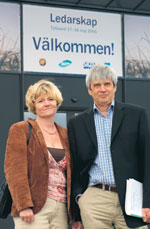 – Det här borde våra medarbetare få vara med om, tycker Eva Kristenson. Hon och Thomas Gustafsson delar på ledarskapet på arbetsförmedlingen på Hisingen i Göteborg och åkte på fackets ledarskapskonferens tillsammans.