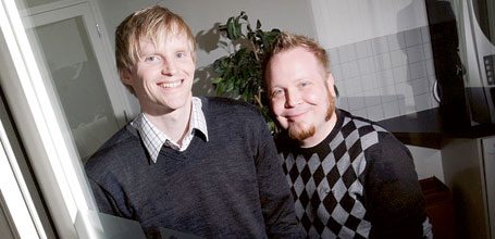 Daniel Gunhamre och Daniel Axelsson.
FOTO: MIKAEL WALLERSTEDT