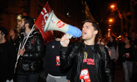 Miljoner spanjorer deltog i protesten 29 mars mot nedskärningar i den offentliga sektorn och nya lagar om arbetsrätt.