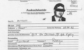 Rüdiger Bernhardts dokument hos Stasi.